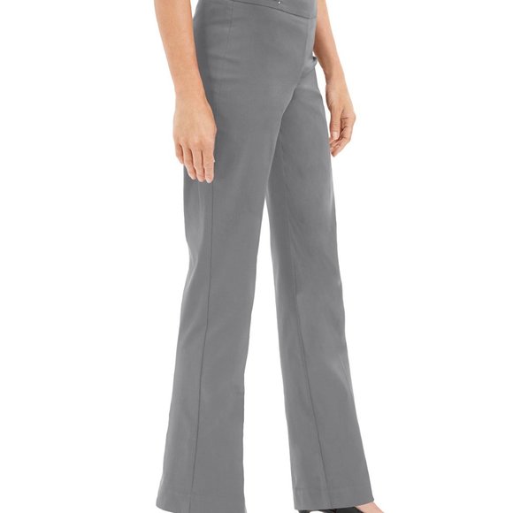 JM Collection Slim Leg Rivet Pants Sz Small P NWT - Picture 3 of 7